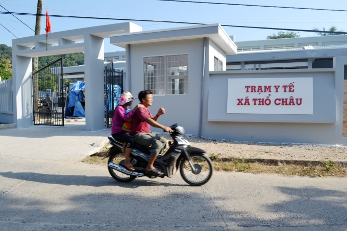 Trạm y tế xã Thổ Châu, huyện Phú Quốc (Ảnh: Kim Thư)